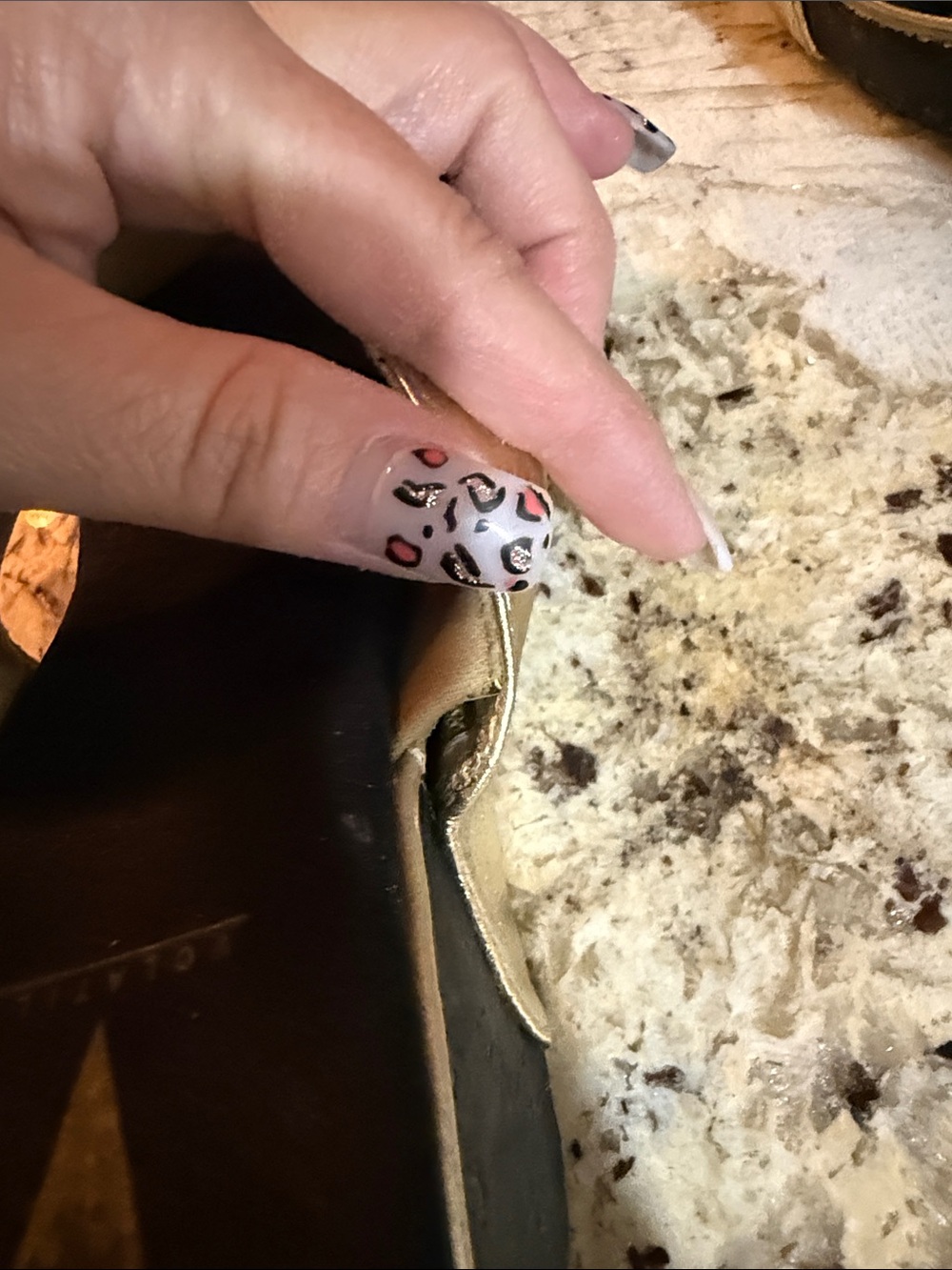 Volatile Gold Crisscross Wedge Slides with Fleur-de-Lis Accent - Picture 10 of 11